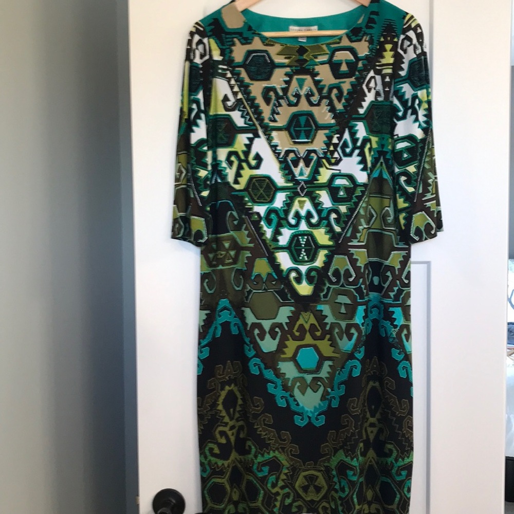 EUC Sandra Darren jersey dress size 14